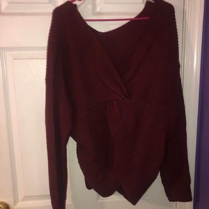 Maroon sweater